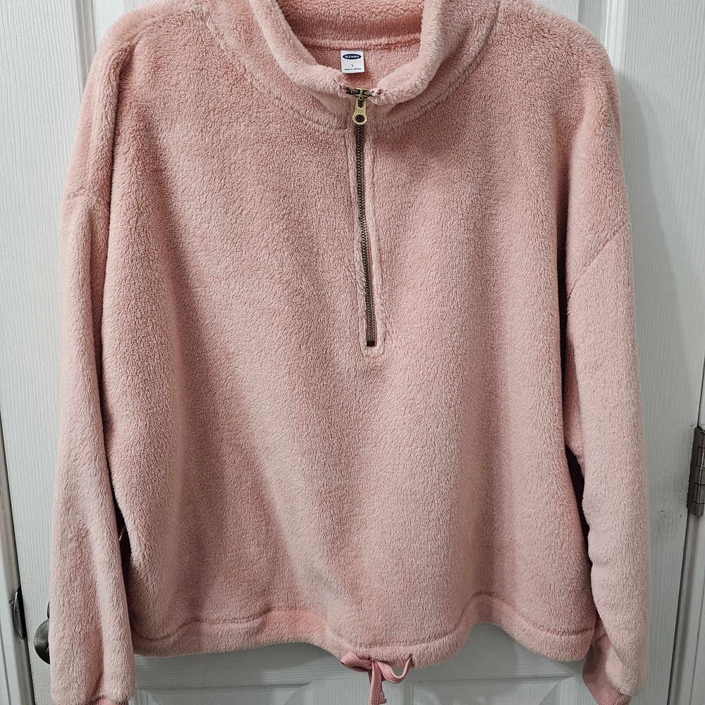 Old Navy Blush Teddy Jacket